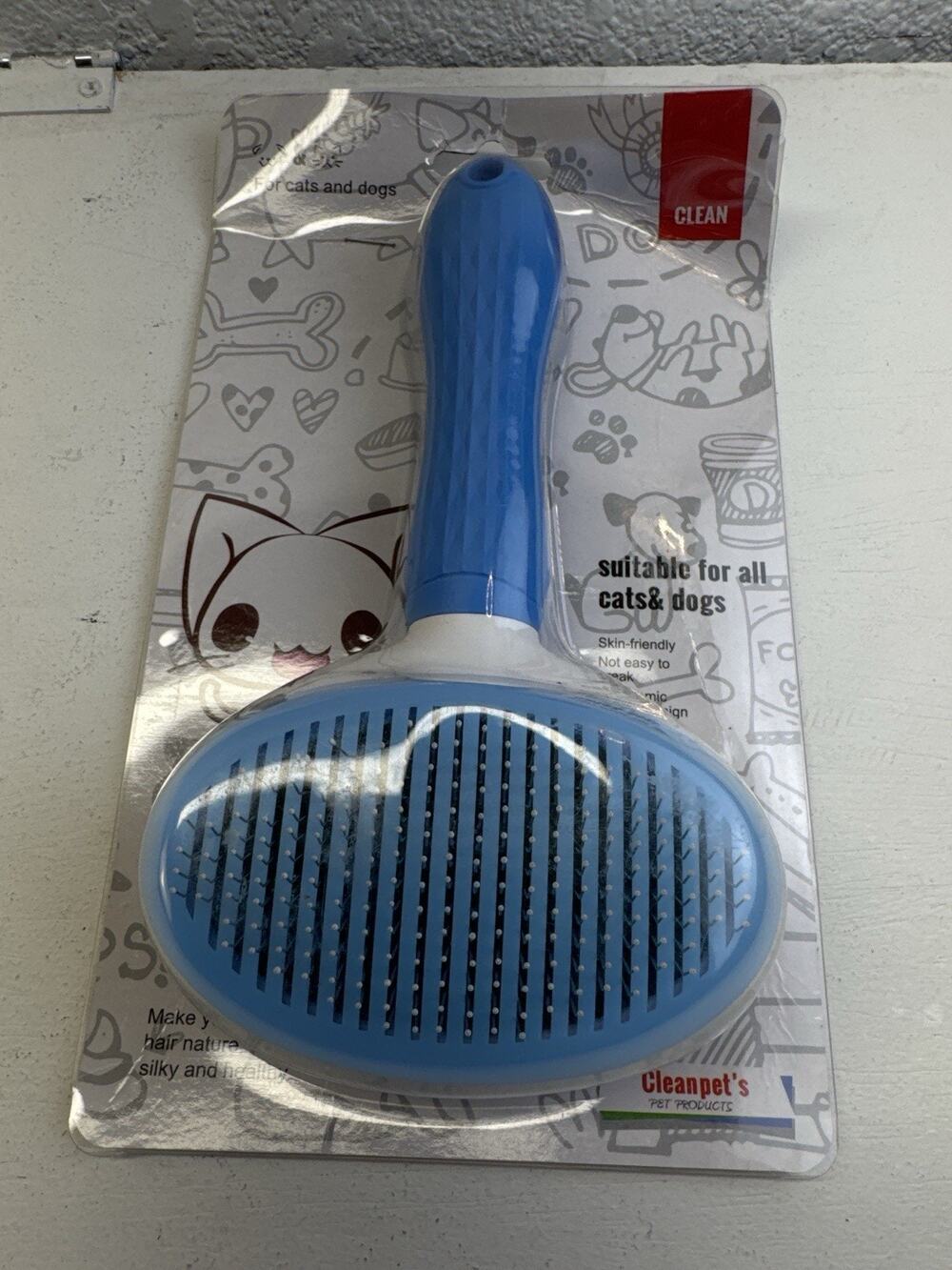 (246) Self Cleaning Pet Slicker Brush for Dogs & Cats – Short & Long Hair – New